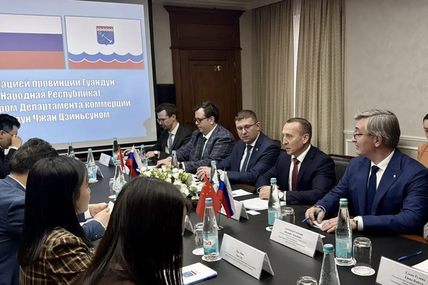 Ленинградская область и китайская провинция Гуандун устанавливают контакты