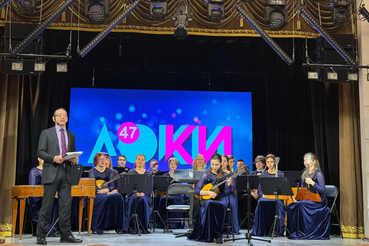 Онлайн лекция-концерт оркестра русских народных инструментов «Мелодия» для студентов и преподавателей китайской провинции Хэбэй